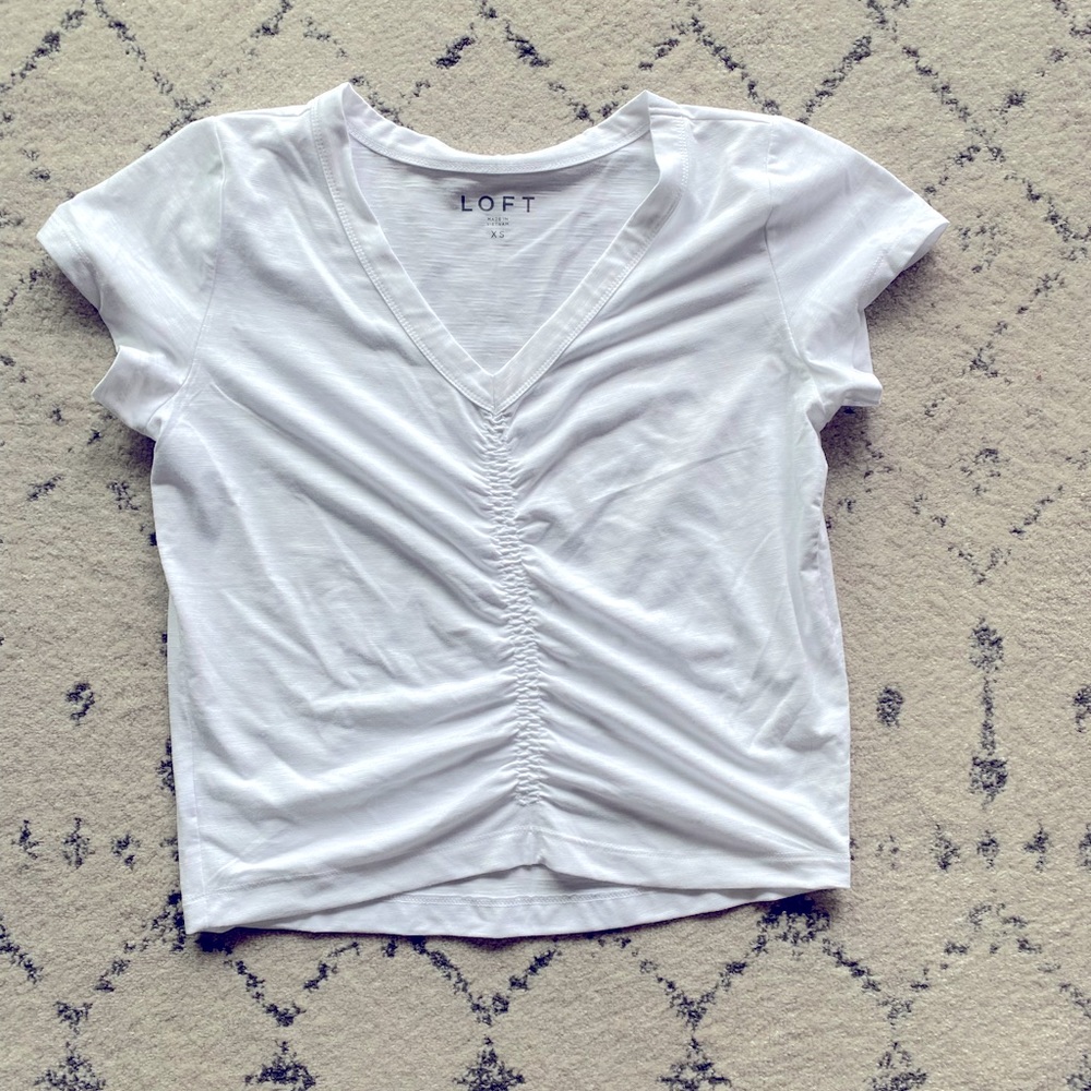 Loft white tee size xs